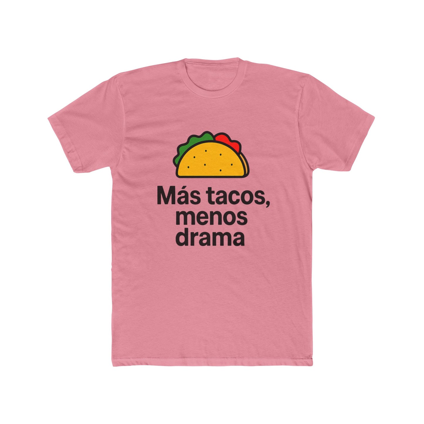 Funny Spanish Taco Quote Tee, Unisex Crew Neck T-Shirt, Casual Wear, Gift for Taco Lovers, Party, Foodie Humor