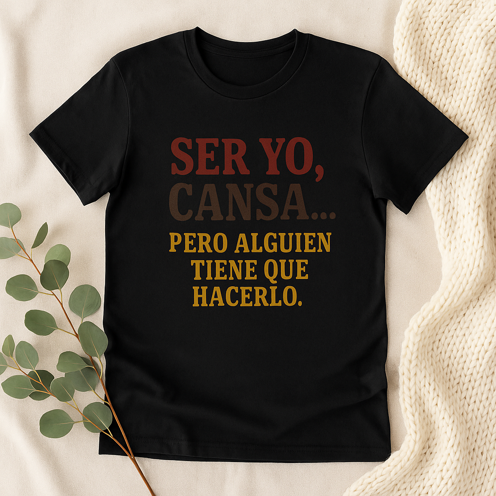Funny Ranchera Quote Tee Ser Yo, Cansa Women Cotton Crew Tee for Relaxed Vibes, Everyday Wear, Gift for Friends, Birthday, Motivation, Humor