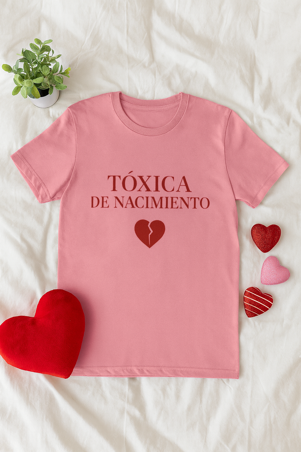 Funny Women Spanish Tóxica de Nacimiento Cotton Crew Tee - Statement Shirt, Gift for Friends, Casual Wear, Birthday Gift, Humor Tee