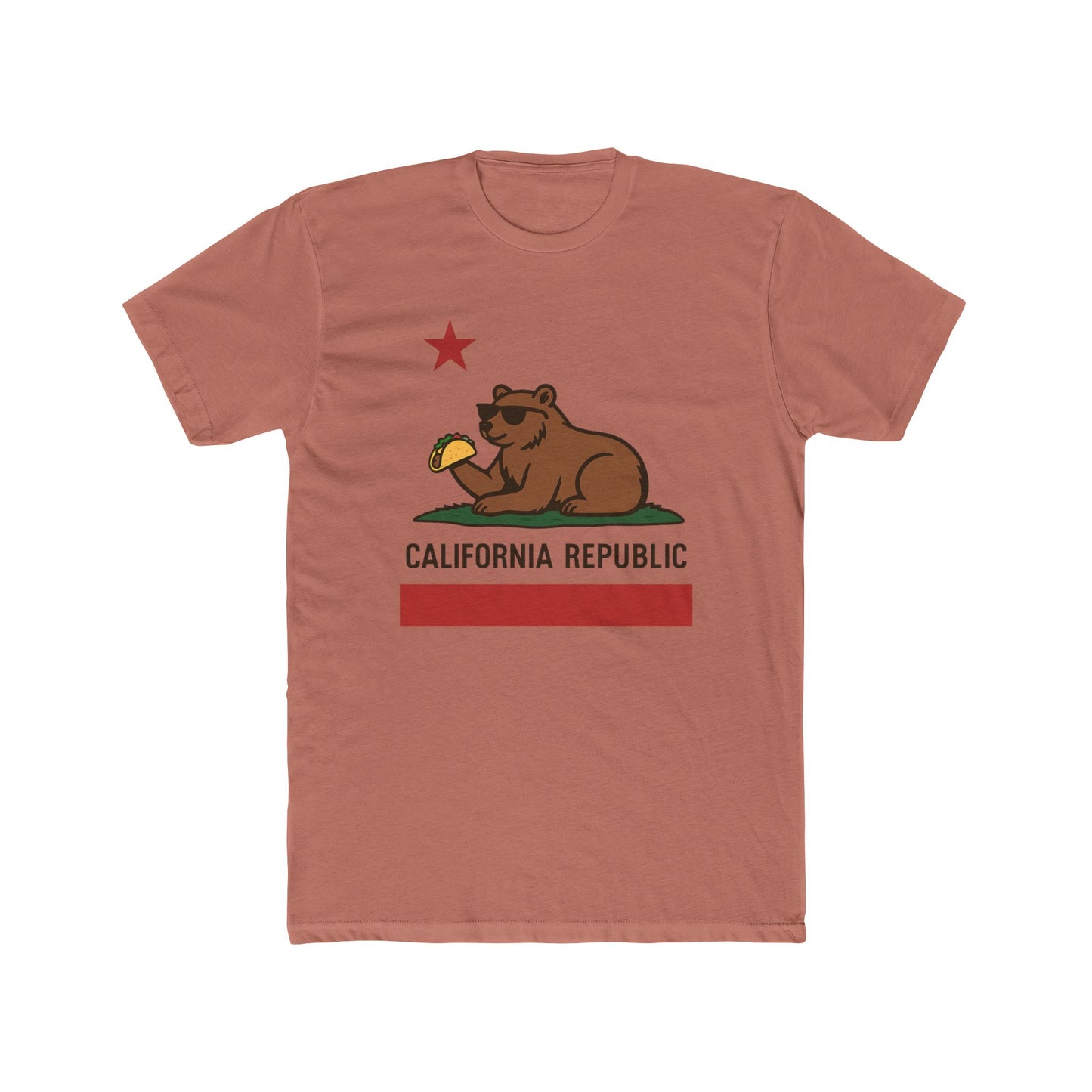 California Taco Lover Unisex Tee, Cotton Crew Shirt, Taco Tuesday Gift, Foodie T-Shirt, Mexican Cuisine Top