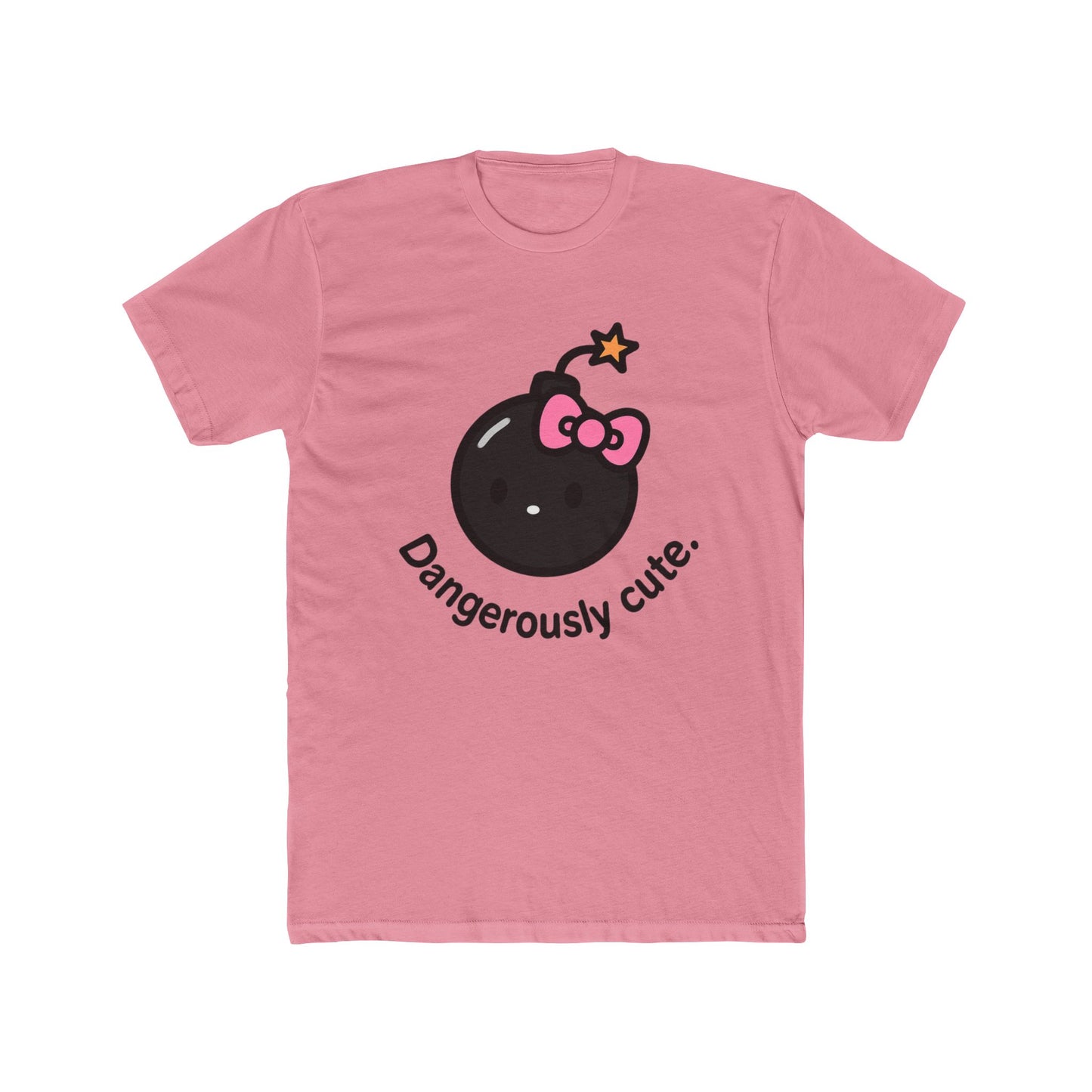 Women's Adorably Edgy Tee, Casual Wear, Gift for Friends, Fun Graphic Shirt, Cute Tee, Dangerously Cute.