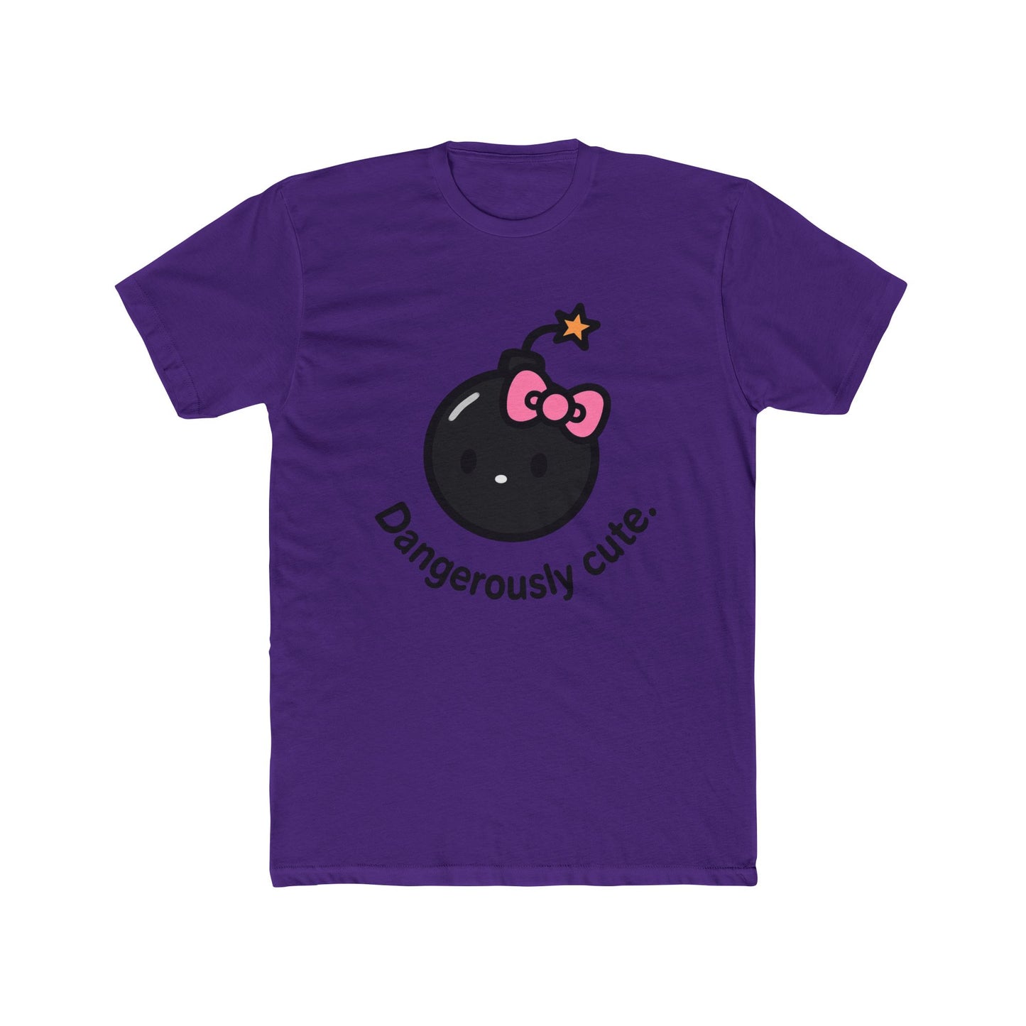 Women's Adorably Edgy Tee, Casual Wear, Gift for Friends, Fun Graphic Shirt, Cute Tee, Dangerously Cute.