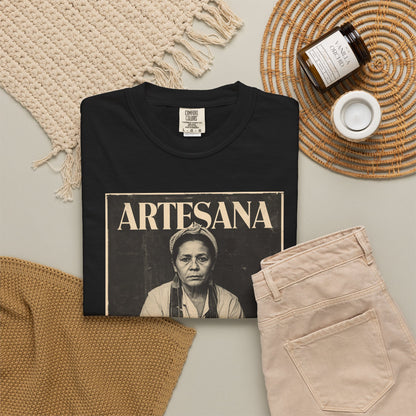 Artesana del Barrio T-Shirt — Vintage Latina Artisan Tribute Tee