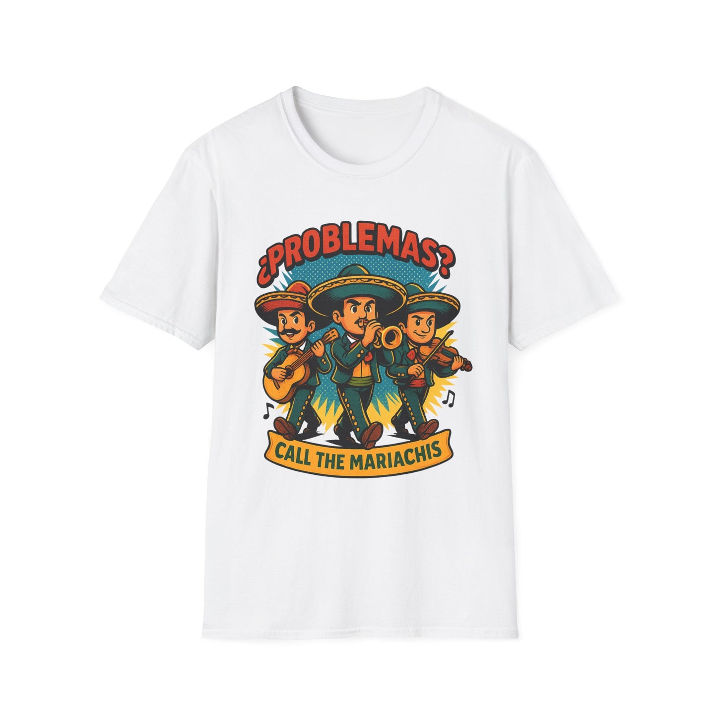 Funny Mariachi T-Shirt | Casual Tees for Music Lovers, Gifts for Birthdays, Cinco de Mayo, Party Wear, Humor Shirts