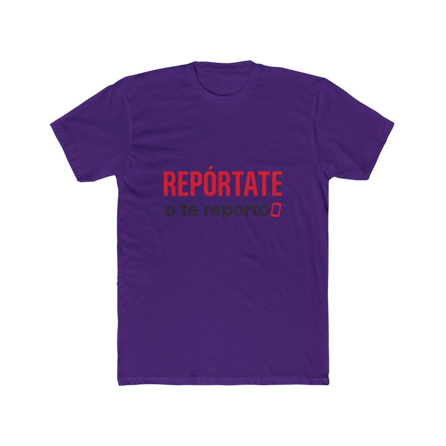 Funny Spanish Unisex Crew Neck Tee, Funny Reporting T-Shirt, Trendy Cotton Top, Casual Wear Gift, Summer Outing Apparel