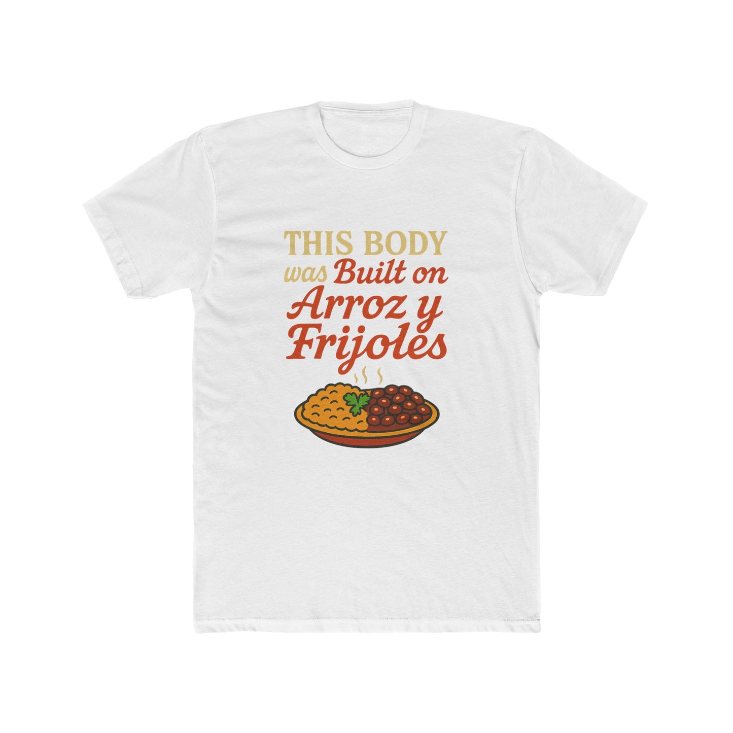Funny Spanglish Humorous Food Lover Unisex Tee, Cotton Shirt, Gift for Foodies, Casual Wear, T-Shirt with Funny Quote
