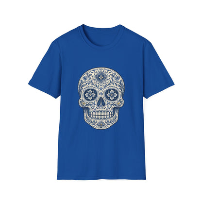 Unisex Skull Tee — Day of the Dead Calavera Graphic T-Shirt
