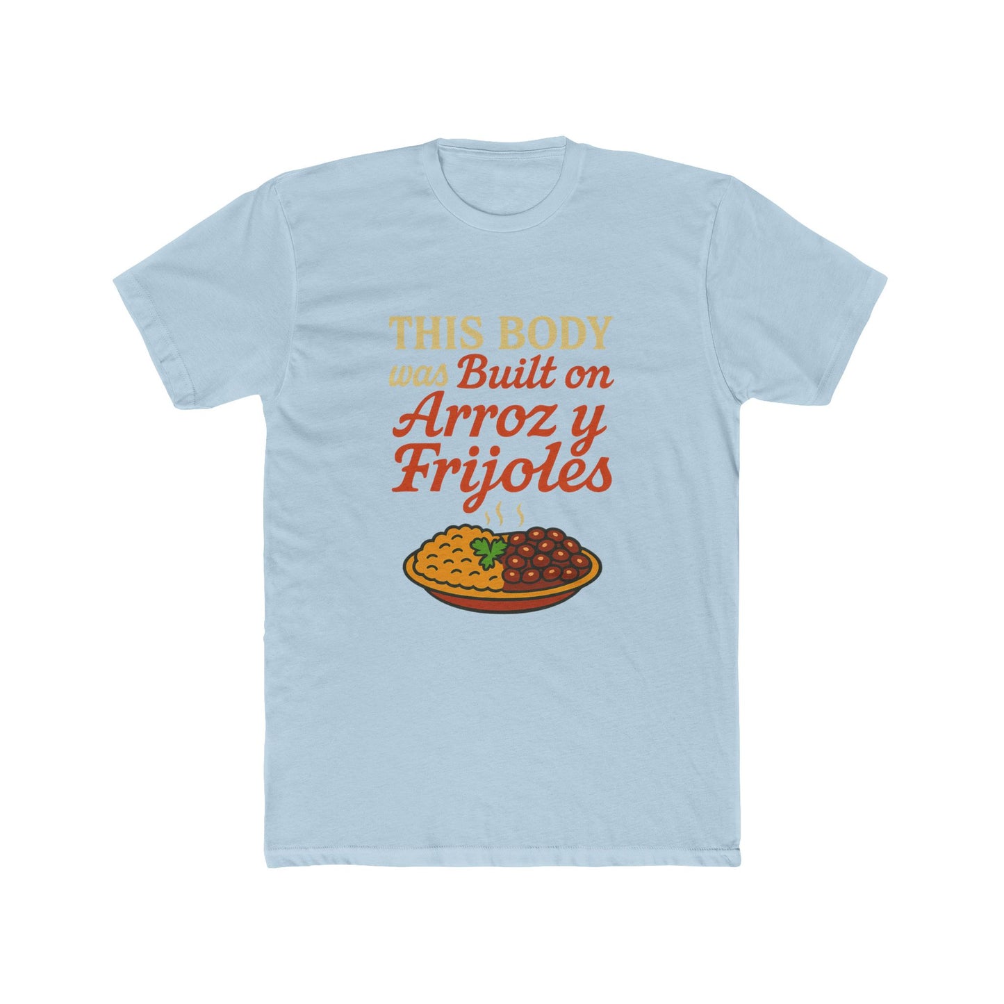 Funny Spanglish Humorous Food Lover Unisex Tee, Cotton Shirt, Gift for Foodies, Casual Wear, T-Shirt with Funny Quote