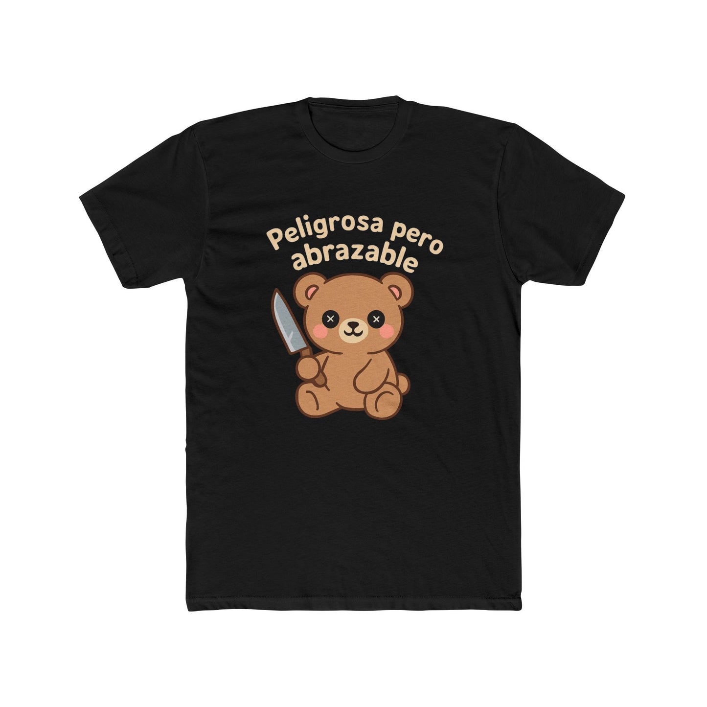 Funny Spanish Women's Cute Cartoon Bear T-Shirt, Funny Tee for Animal Lovers, Perfect Gift for Birthdays, Grads, and Holidays