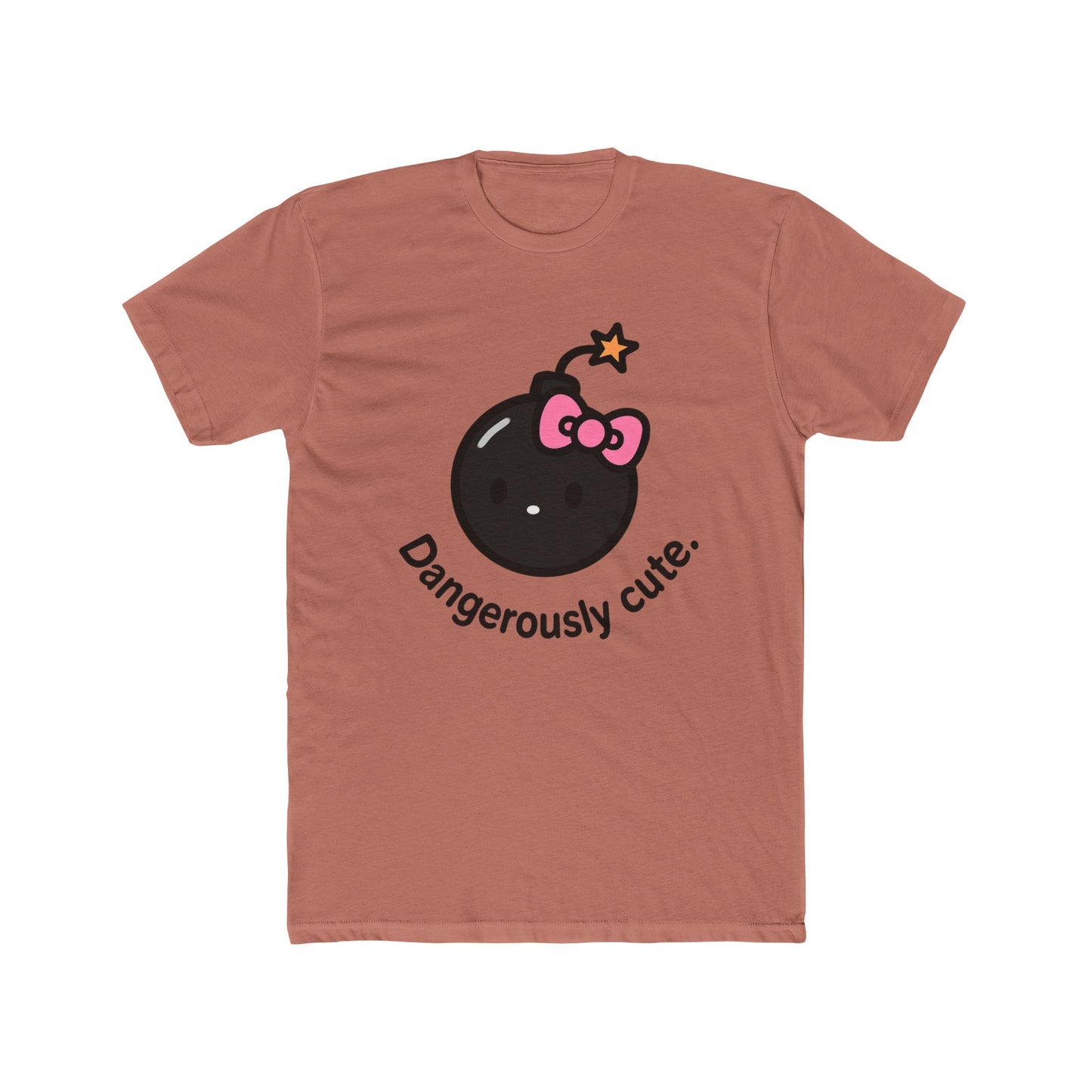 Women's Adorably Edgy Tee, Casual Wear, Gift for Friends, Fun Graphic Shirt, Cute Tee, Dangerously Cute.