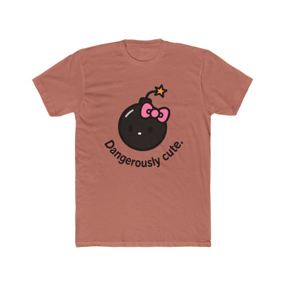 Women's Adorably Edgy Tee, Casual Wear, Gift for Friends, Fun Graphic Shirt, Cute Tee, Dangerously Cute.