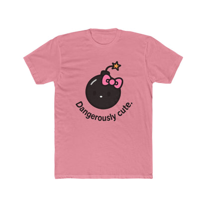 Women's Adorably Edgy Tee, Casual Wear, Gift for Friends, Fun Graphic Shirt, Cute Tee, Dangerously Cute.