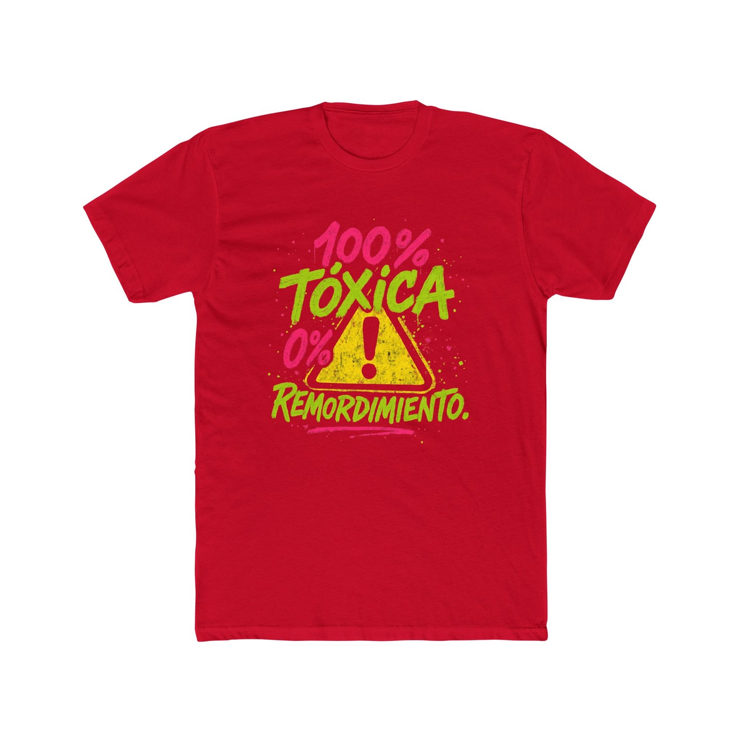 Funny Women's Spanish 100% Tóxica  Cotton Crew Tee, Funny Quote T-Shirt, Gift for Friends, Casual Wear, Birthday, Self-Expression