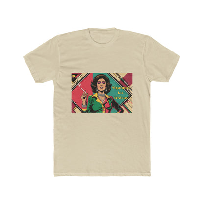 Unisex Cotton Crew Tee with Toxica calling her followers design