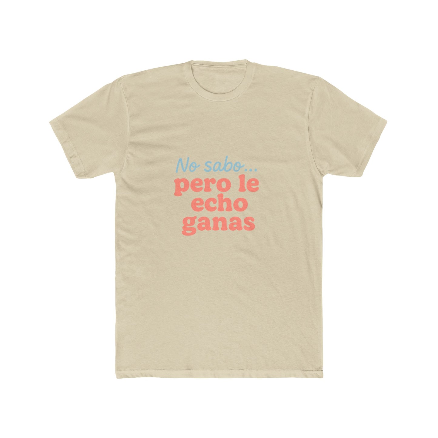 Funny Spanglish No Sabe Pero Le Echo Ganas Women's T-Shirt, Fun Gift, Casual Wear, Everyday Comfort, Humorous T-Shirt, Spanish Quote Tee