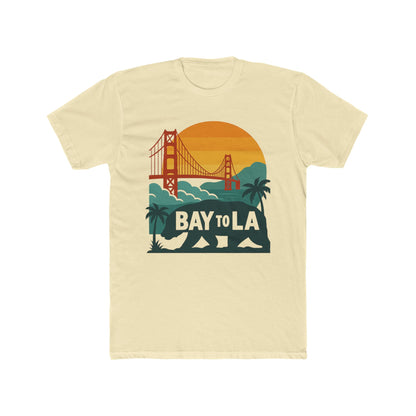 Bay to LA Graphic Tee, California Vibes Shirt, Beach Lover Gift, Unisex Casual Tee, Travel Souvenir Apparel
