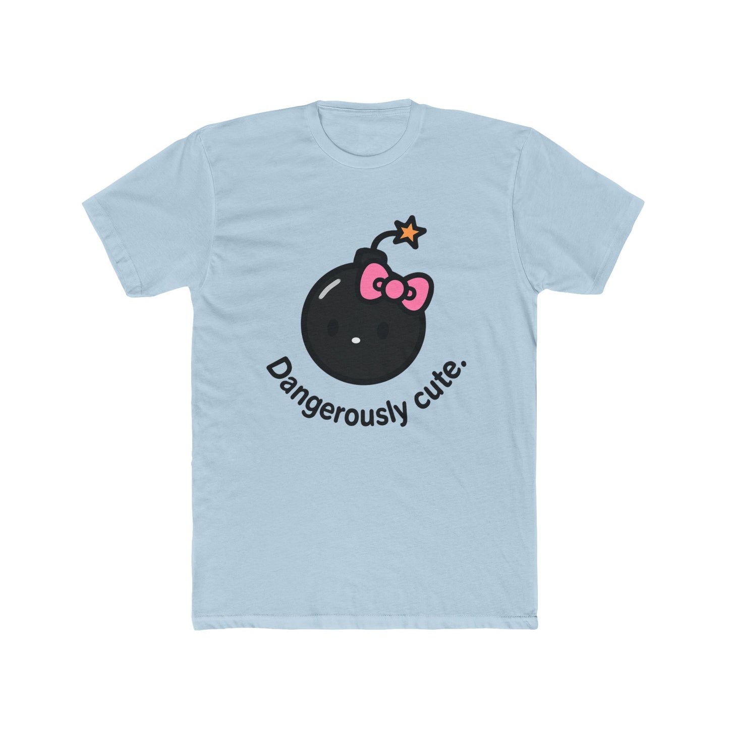 Women's Adorably Edgy Tee, Casual Wear, Gift for Friends, Fun Graphic Shirt, Cute Tee, Dangerously Cute.