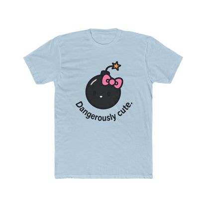 Women's Adorably Edgy Tee, Casual Wear, Gift for Friends, Fun Graphic Shirt, Cute Tee, Dangerously Cute.