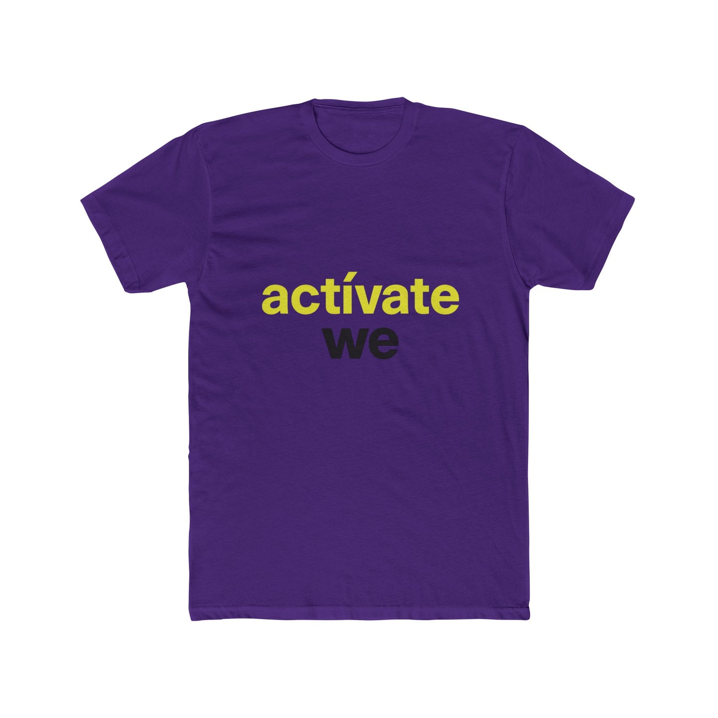 Funny Spanish Unisex Crew Tee, Casual Shirt, Everyday Wear, Motivational Clothing, Trendy Outfit, Activate Yourself.