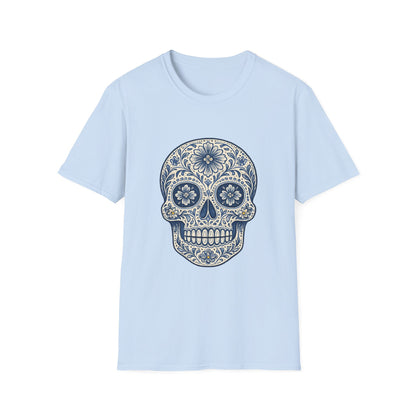 Unisex Skull Tee — Day of the Dead Calavera Graphic T-Shirt
