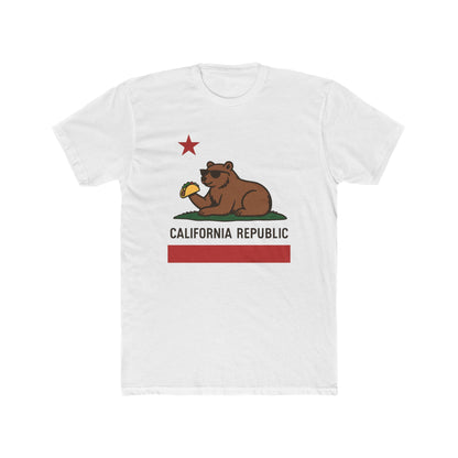 California Taco Lover Unisex Tee, Cotton Crew Shirt, Taco Tuesday Gift, Foodie T-Shirt, Mexican Cuisine Top