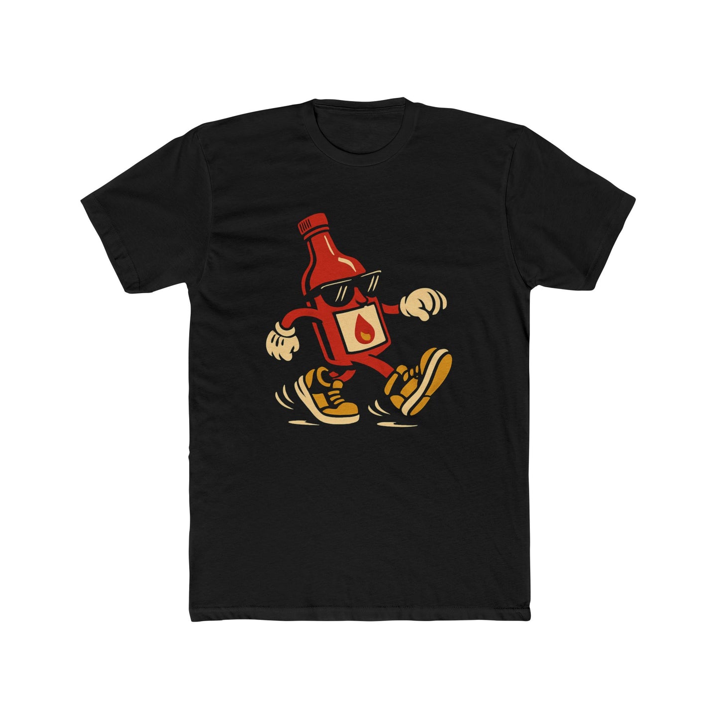 Cool Tapatio Hot Sauce Character Unisex Crew Tee, Funny Mexican T-Shirt, Casual Wear, BBQ Party Outfit