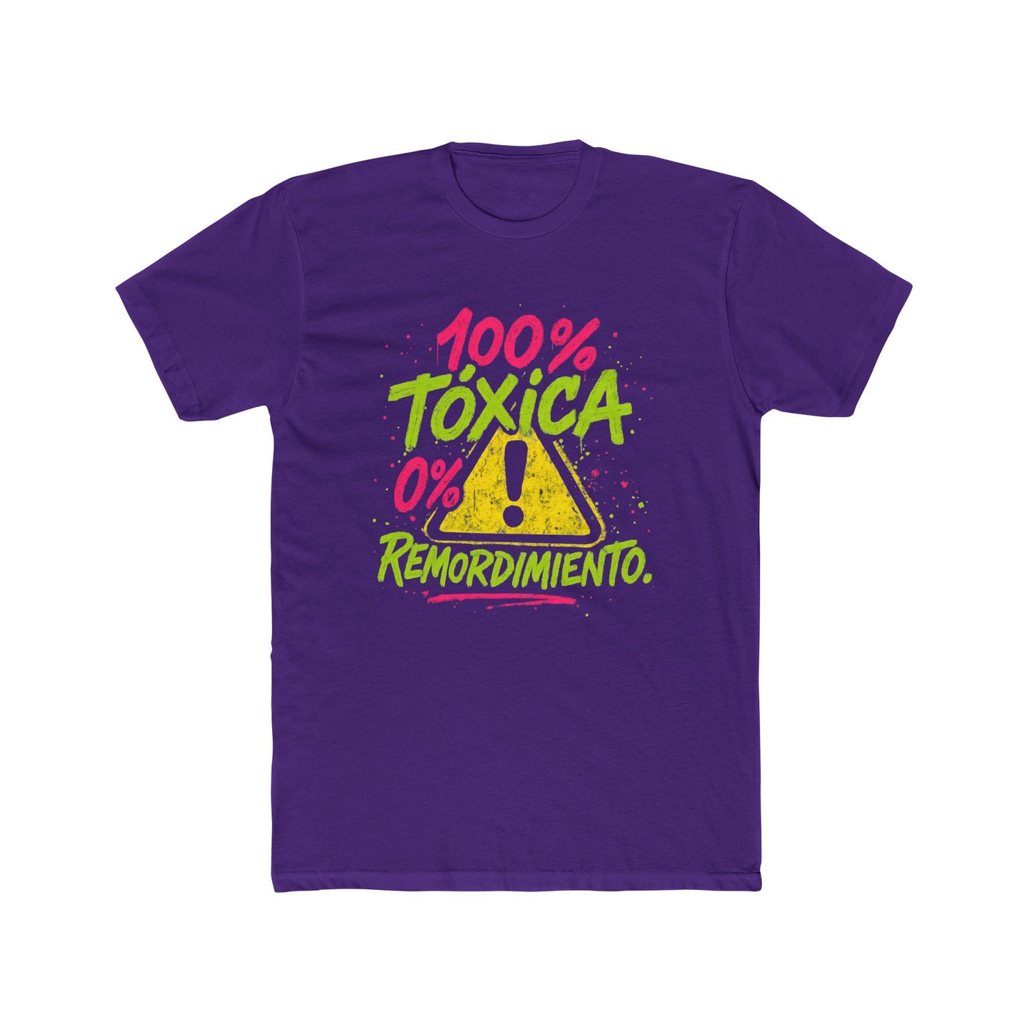 Funny Women's Spanish 100% Tóxica  Cotton Crew Tee, Funny Quote T-Shirt, Gift for Friends, Casual Wear, Birthday, Self-Expression