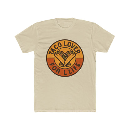 Taco Lover Unisex Cotton Crew Tee - Fun Foodie Shirt, Gift for Taco Enthusiasts, Casual Wear, Taco Tuesday Style, Summer Outing