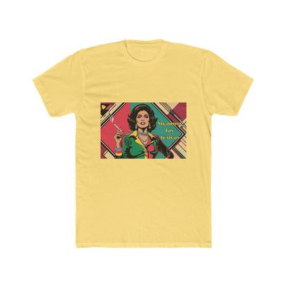Unisex Cotton Crew Tee with Toxica calling her followers design