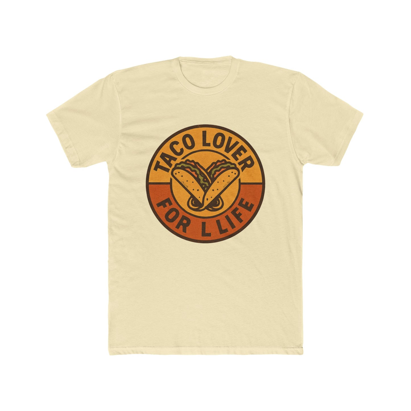 Taco Lover Unisex Cotton Crew Tee - Fun Foodie Shirt, Gift for Taco Enthusiasts, Casual Wear, Taco Tuesday Style, Summer Outing