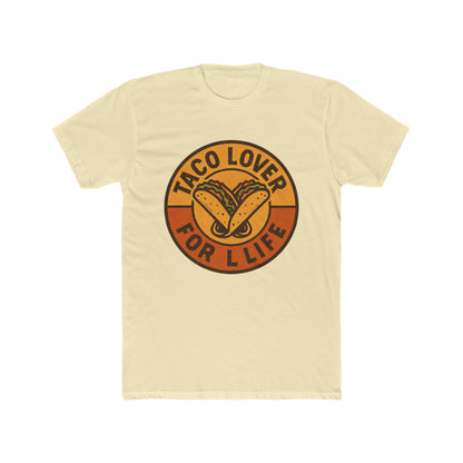 Taco Lover Unisex Cotton Crew Tee - Fun Foodie Shirt, Gift for Taco Enthusiasts, Casual Wear, Taco Tuesday Style, Summer Outing