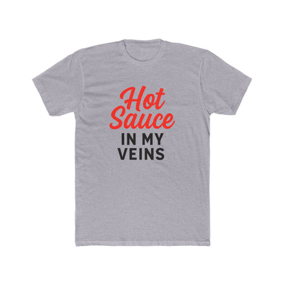 Funny Hot Sauce Lover's Unisex Cotton Crew Tee, Funny Gift, Foodie Apparel, Spice Enthusiast Shirt, Casual Wear, Comfort Tee, Hot Sauce Gift