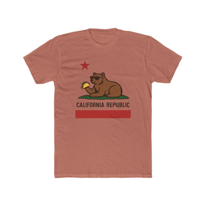 California Taco Lover Unisex Tee, Cotton Crew Shirt, Taco Tuesday Gift, Foodie T-Shirt, Mexican Cuisine Top