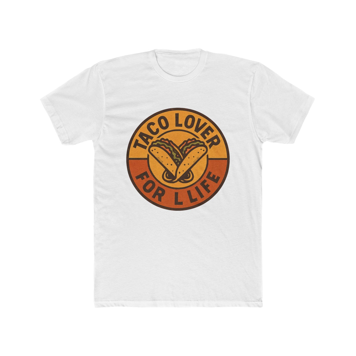 Taco Lover Unisex Cotton Crew Tee - Fun Foodie Shirt, Gift for Taco Enthusiasts, Casual Wear, Taco Tuesday Style, Summer Outing