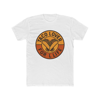 Taco Lover Unisex Cotton Crew Tee - Fun Foodie Shirt, Gift for Taco Enthusiasts, Casual Wear, Taco Tuesday Style, Summer Outing