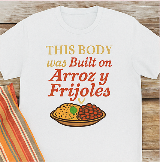 Funny Spanglish Humorous Food Lover Unisex Tee, Cotton Shirt, Gift for Foodies, Casual Wear, T-Shirt with Funny Quote