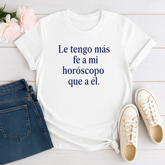 Astrology Faith Women's Cotton Crew Tee, Horoscope Shirt, Astrology Lover Gift, Zodiac Tee, Casual Wear, Everyday Comfort