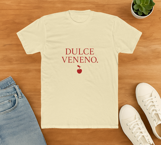 Spanish Women's T-Shirt Dulce Veneno Cotton Crew Tee, Casual T-Shirt, Gift Idea, Summer Fashion, Graphic Tee, Trendy Apparel