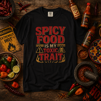 Funny Spicy Food Is My Toxic Trait T-Shirt