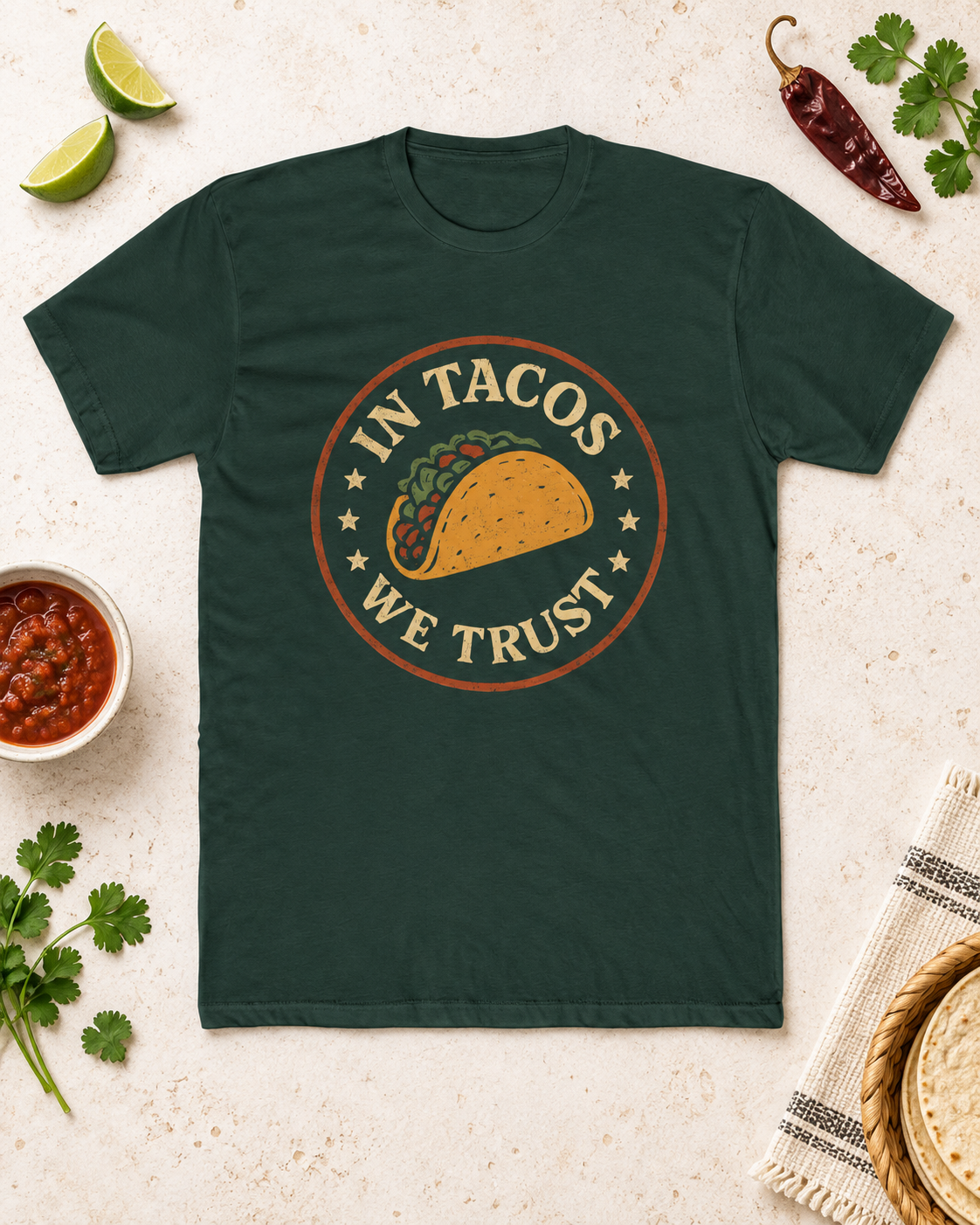 Funny Taco Lovers Tee - Unisex Cotton Crew Tee, Funny Taco Shirt, Casual Wear, Gift for Foodies, Party Attire, Taco Tuesday Clothing