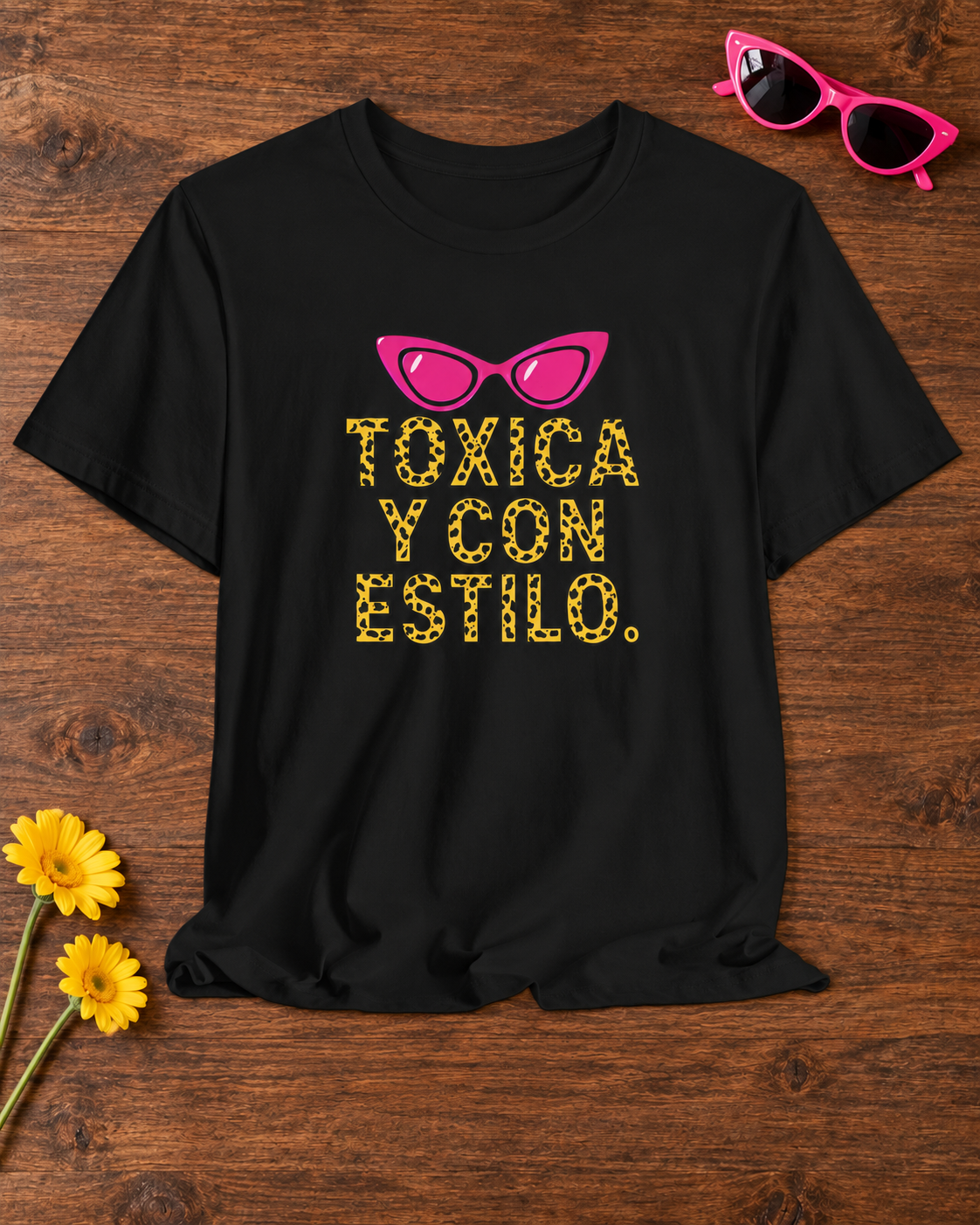 Funny Spanish Women's Toxic Style Tee, Fun Cotton Crew Shirt, Casual Wear, Gift for Friends, Birthdays, Summer Fashion, Cool Quotes Tee