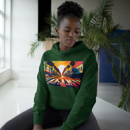 California Love Supply Hoodie, Unisex Pullover Jacket Sweater, West Coast Beach Sunset Apparel Gift, Golden State Pacific Ocean Outerwear,