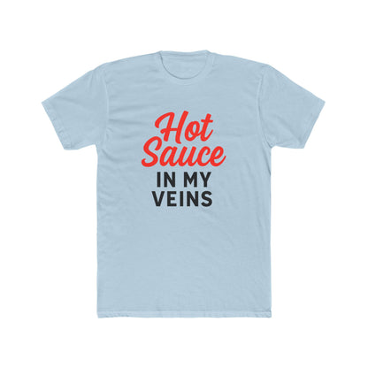 Funny Hot Sauce Lover's Unisex Cotton Crew Tee, Funny Gift, Foodie Apparel, Spice Enthusiast Shirt, Casual Wear, Comfort Tee, Hot Sauce Gift