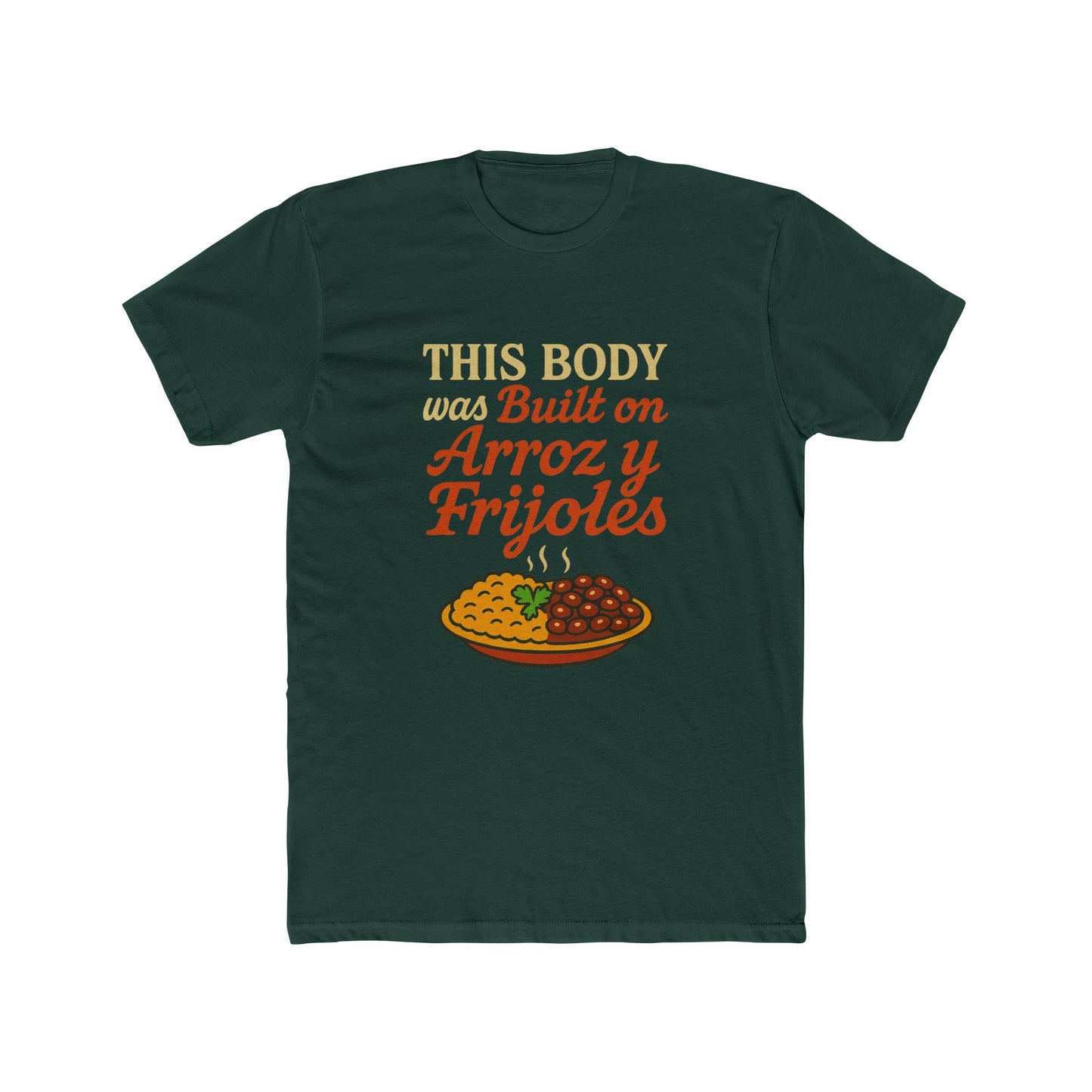 Funny Spanglish Humorous Food Lover Unisex Tee, Cotton Shirt, Gift for Foodies, Casual Wear, T-Shirt with Funny Quote