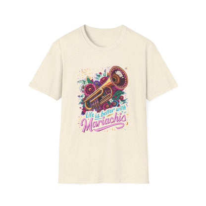 Mariachi Vibes T-Shirt, Music Lover Shirt, Gift for Musicians, Festival Outfit, Fun Party Tee, Colorful Graphic Tee