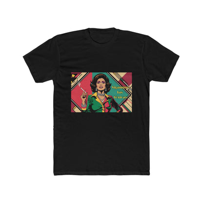 Unisex Cotton Crew Tee with Toxica calling her followers design
