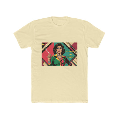Unisex Cotton Crew Tee with Toxica calling her followers design