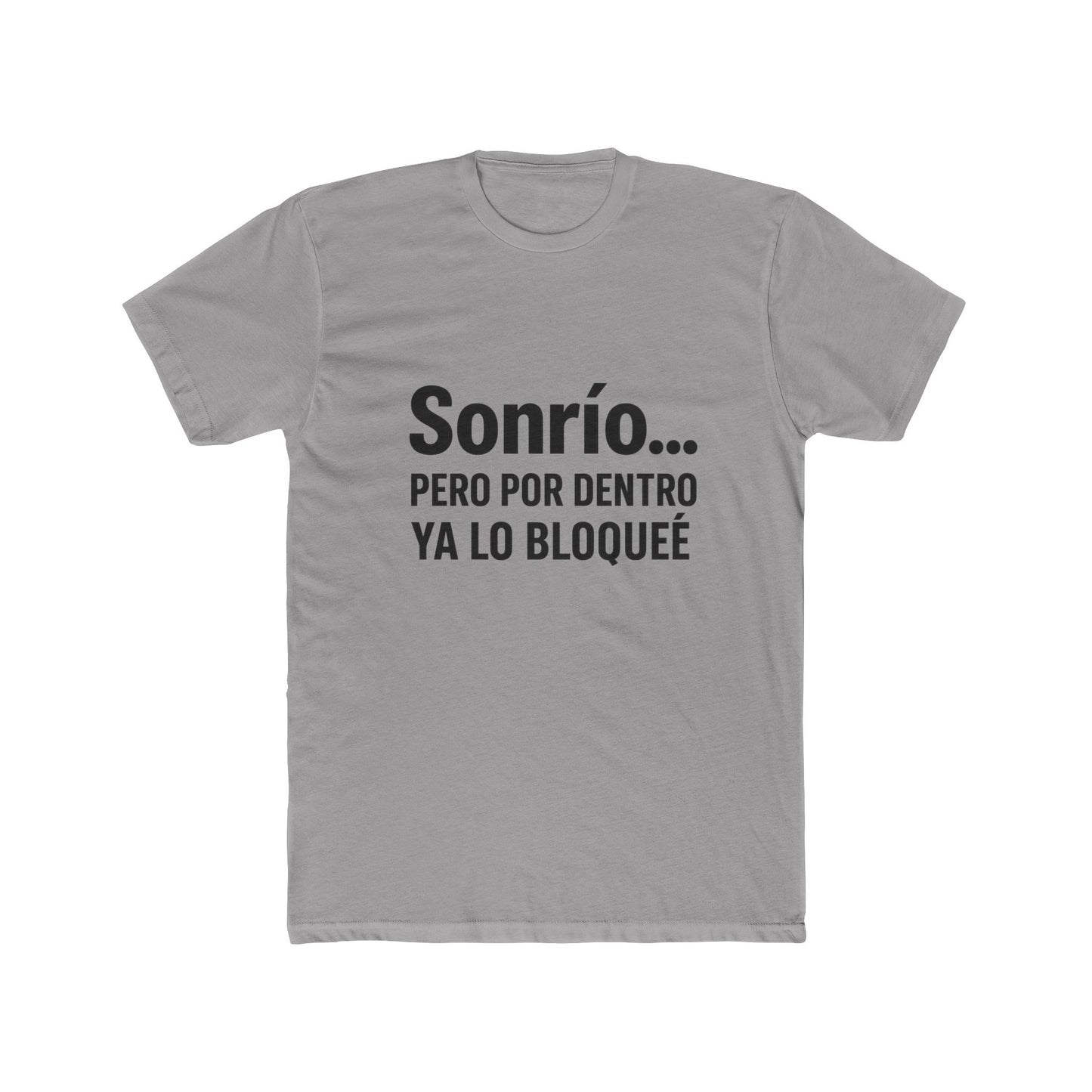 Funny Sonrío Cotton Crew Tee - Funny Quote Shirt, Gift for Friends, Casual Wear, Humor T-Shirt, Stylish Everyday Tee