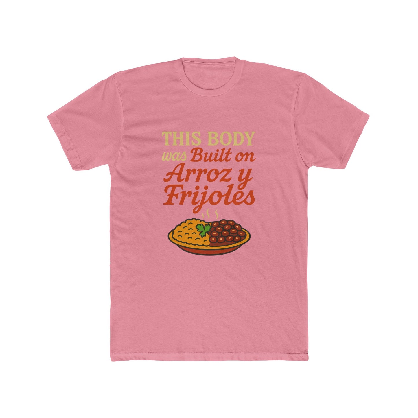 Funny Spanglish Humorous Food Lover Unisex Tee, Cotton Shirt, Gift for Foodies, Casual Wear, T-Shirt with Funny Quote