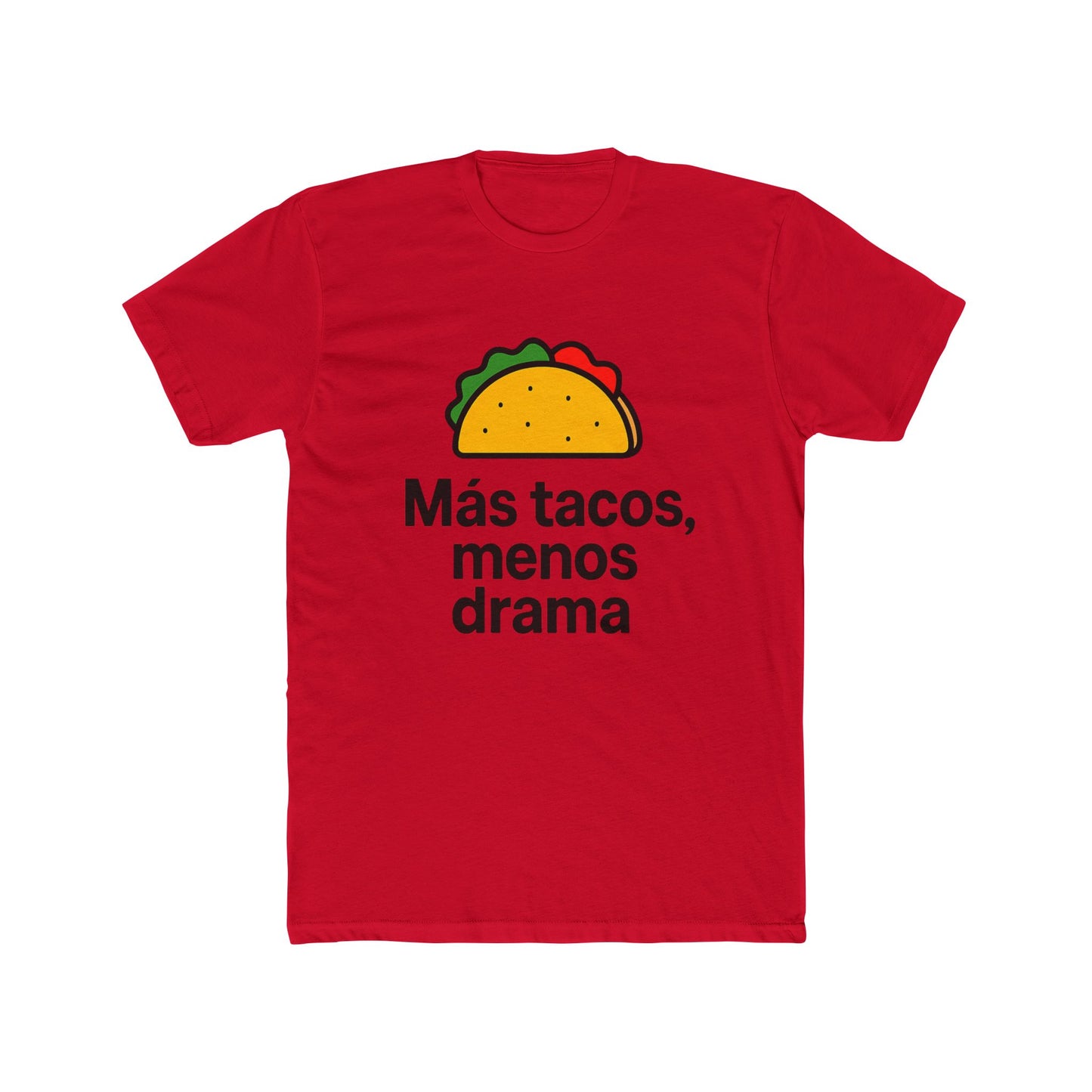 Funny Spanish Taco Quote Tee, Unisex Crew Neck T-Shirt, Casual Wear, Gift for Taco Lovers, Party, Foodie Humor